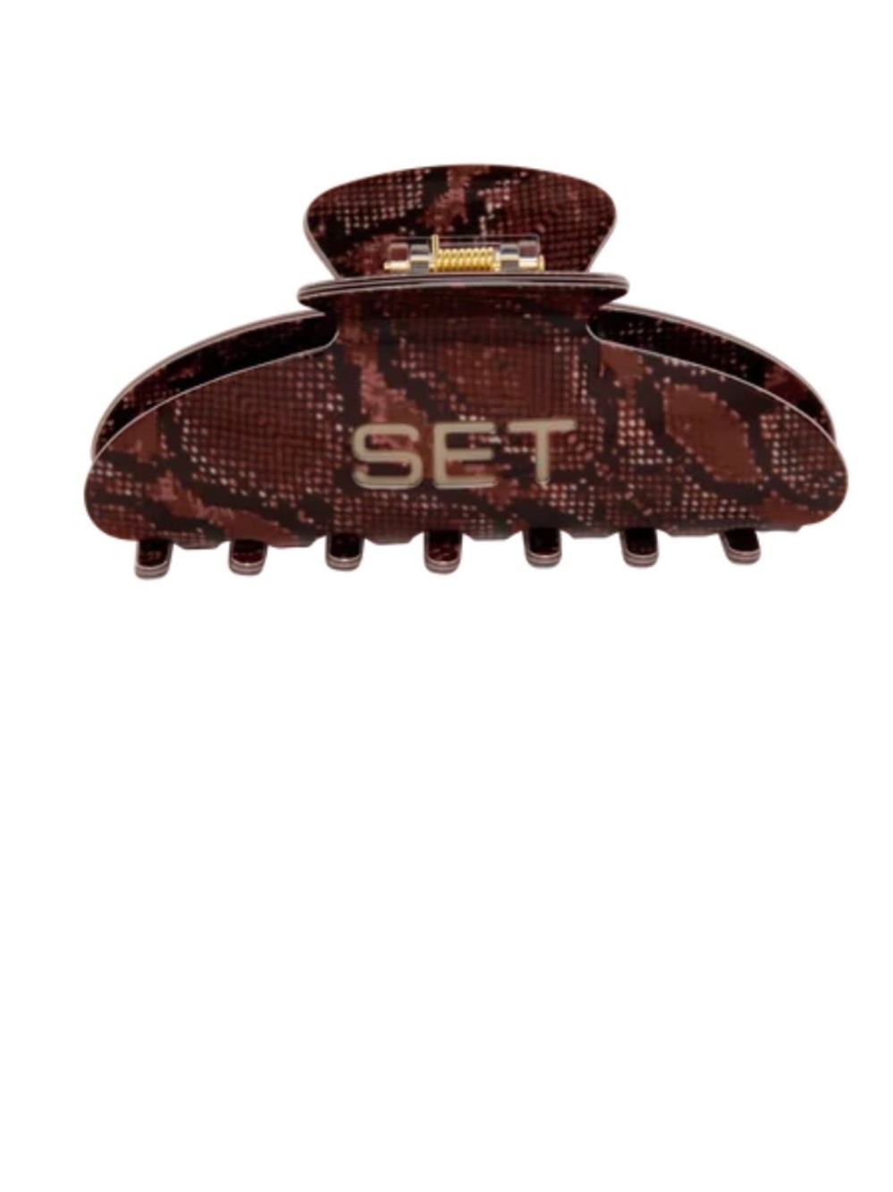 Animal Print Claw Clip - Viper